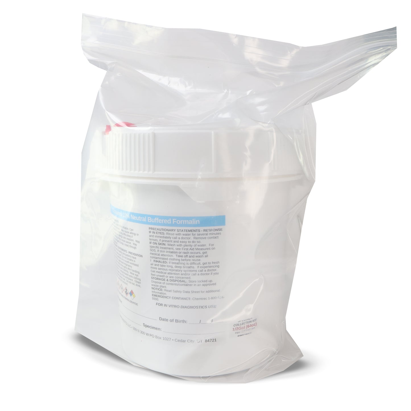 General Specimen Collection - 1/2 gallon Kit