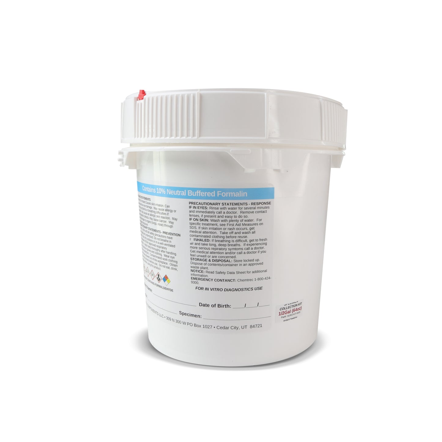 General Specimen Collection - 1/2 gallon Kit